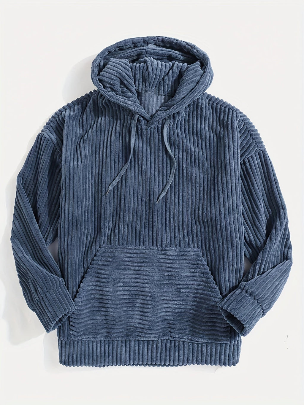 Unisex Ribbed Pullover Hoodie – Casual Wear, Everyday Comfort