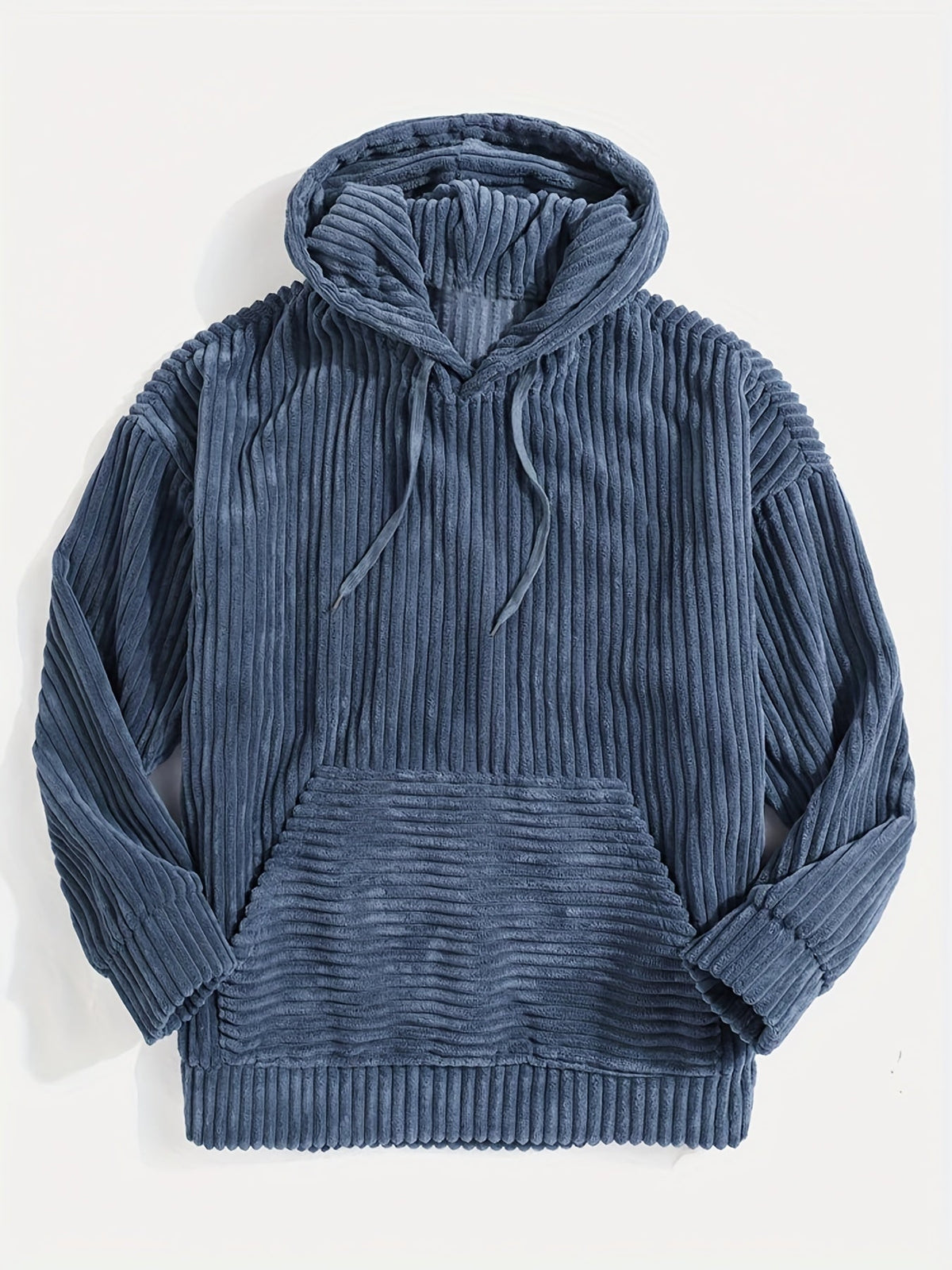 Unisex Ribbed Pullover Hoodie – Casual Wear, Everyday Comfort