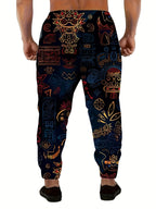 Men's Joggers with Bold Pattern – Casual Wear, Active Lifestyle