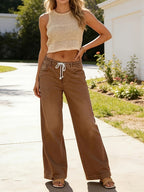 Women's Relaxed Wide-Leg Pants – Casual Wear, Everyday Comfort
