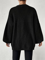 Women's Chunky-Knit Cardigan | Relaxed Fit – Casual Wear, Layering