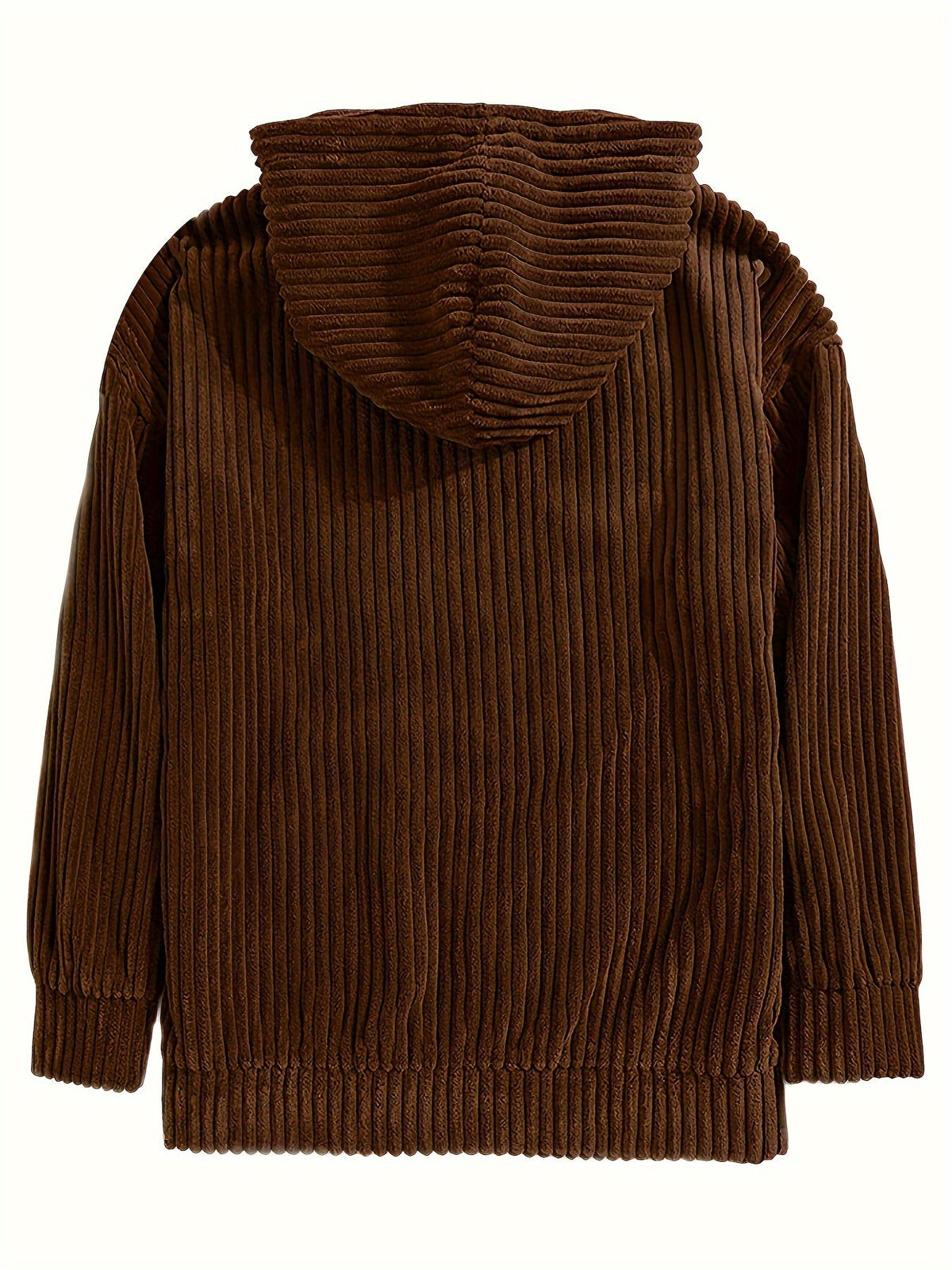 Unisex Ribbed Pullover Hoodie – Casual Wear, Everyday Comfort