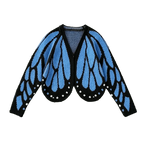 Women's Butterfly Cardigan – Casual Wear, Stylish Layering