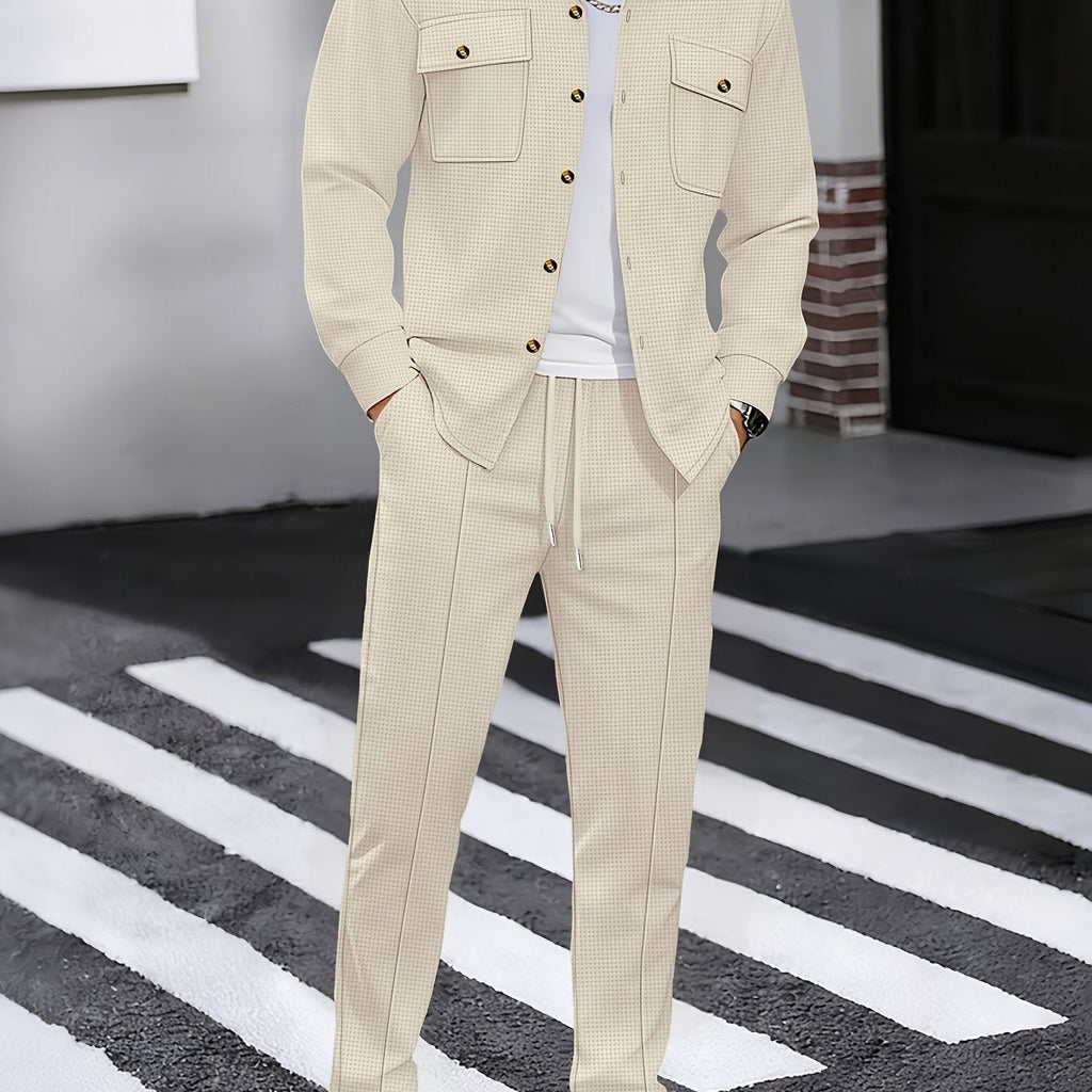 Men's Casual Two-Piece Set – Everyday Wear, Relaxed Style
