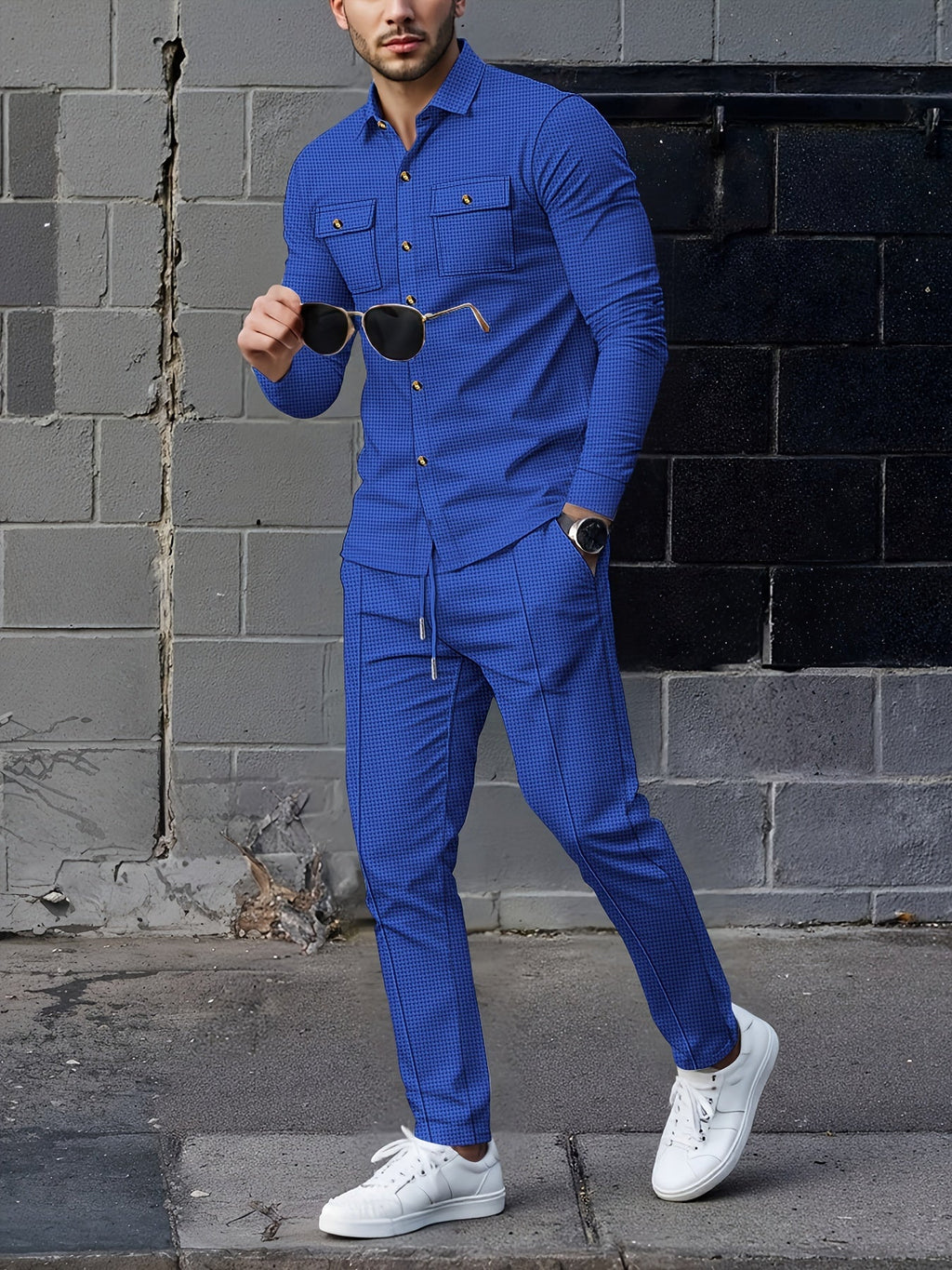 Men's Casual Two-Piece Set – Everyday Wear, Relaxed Style