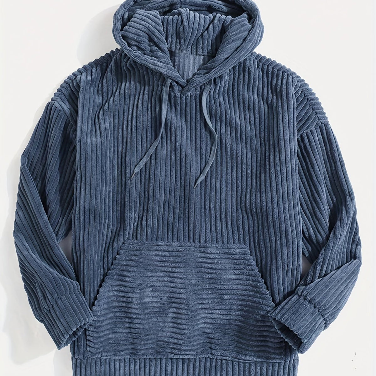 Unisex Ribbed Pullover Hoodie – Casual Wear, Everyday Comfort
