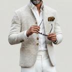 Men's Refined Single Breasted Cardigan – Casual Wear, Office Style