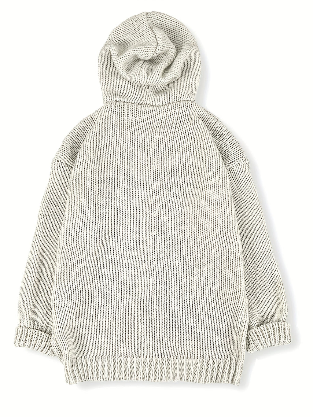 Women's Cozy Hooded Cardigan – Casual Wear, Layering