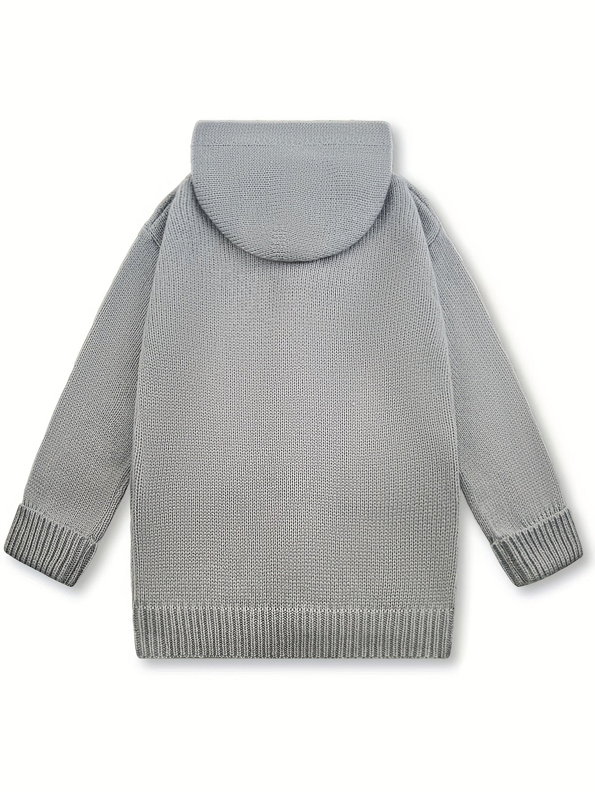 Women's Cozy Hooded Cardigan – Casual Wear, Layering