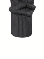 Men's Quarter-Zip Stand Collar Sweater – Casual Wear, Office Style