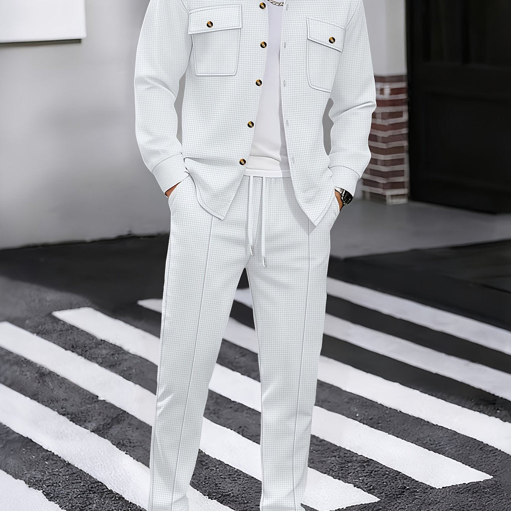Men's Casual Two-Piece Set – Everyday Wear, Relaxed Style