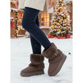 Women's Cozy Fur-Trimmed Snow Boots – Winter Wear, Outdoor Adventures