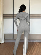 Women's Ribbed Lounge Two-Piece Set – Relaxing, Home Wear