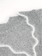 Women's V-Neck Colorblock Sweater – Casual Wear, Stylish Layering