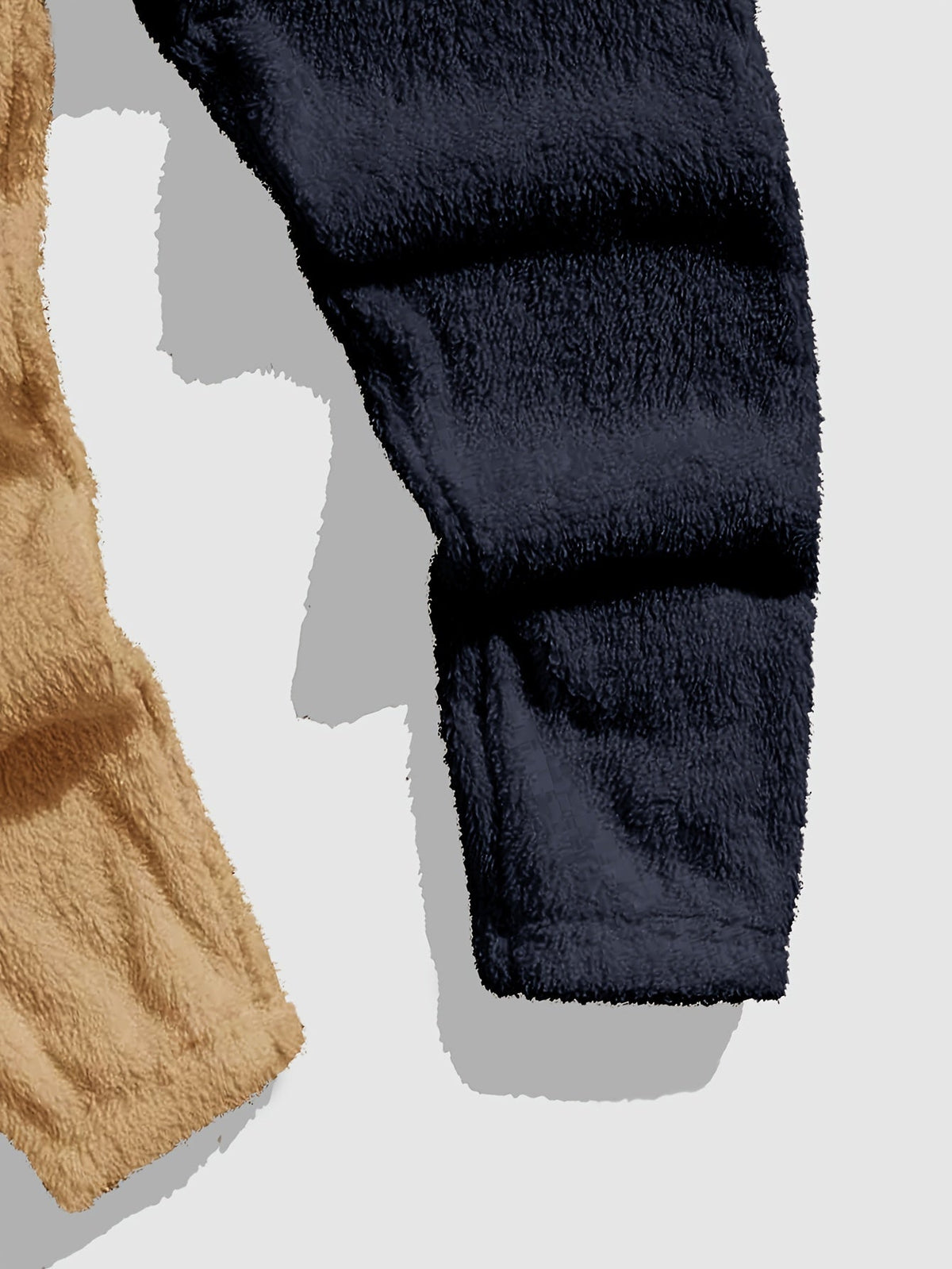 Men's Cozy Color-Block Two-Piece Set – Casual Wear, Comfortable Style