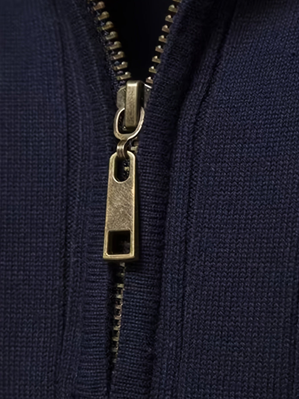 Men's Quarter-Zip Stand Collar Sweater – Casual Wear, Office Style