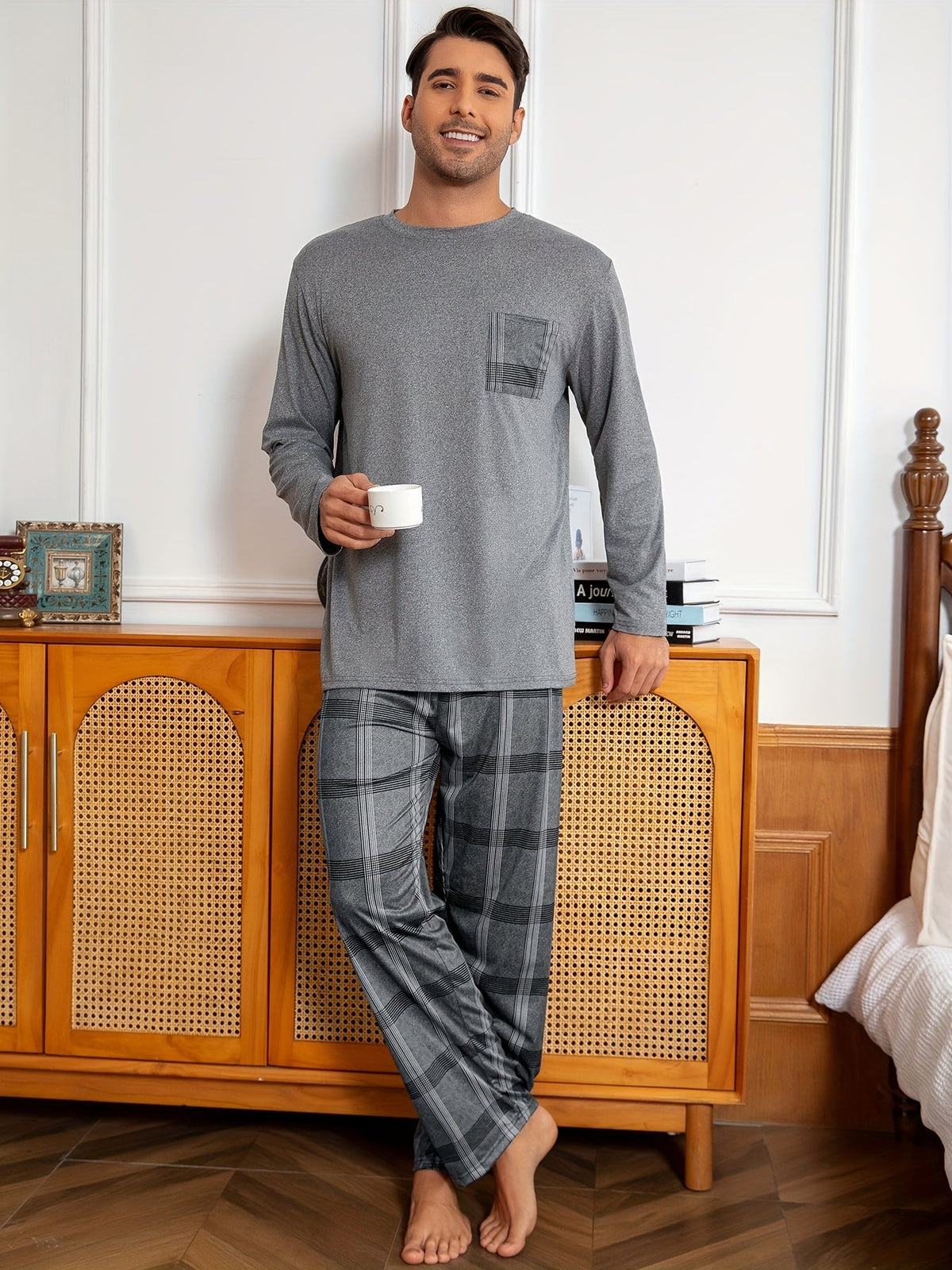 Men's Relaxed Lounge Two-Piece Set – Home, Casual