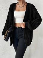 Women's Chunky-Knit Cardigan | Relaxed Fit – Casual Wear, Layering