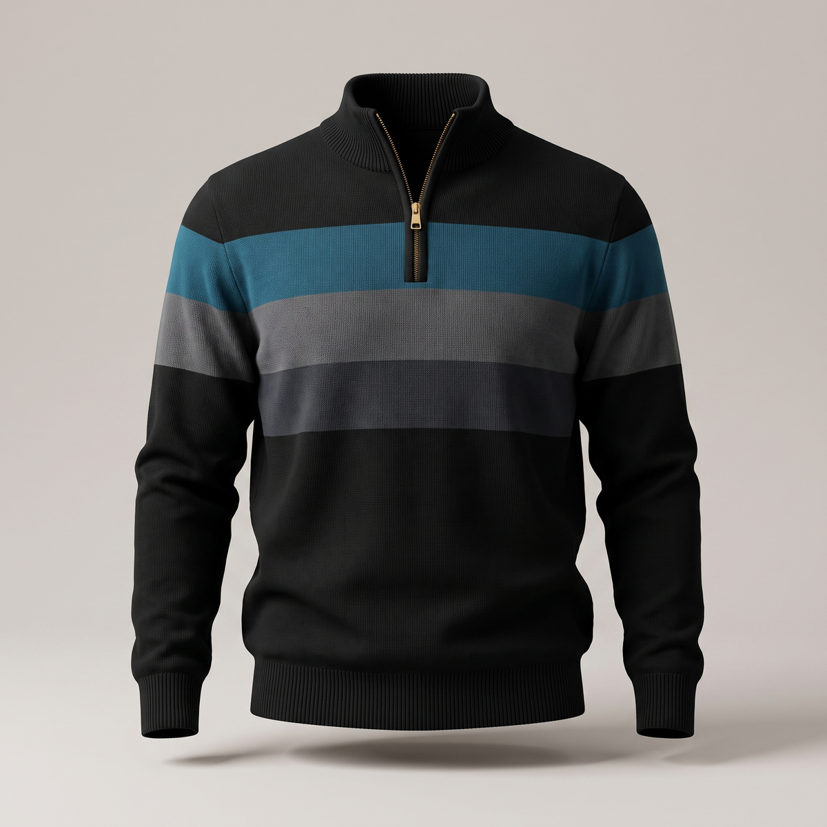 Men's Stripe Pullover – Casual Everyday Wear, Comfortable Style