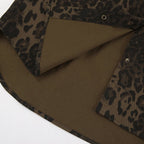 Women's Retro Leopard Print Casual Jacket – Autumn Fashion, Everyday Wear