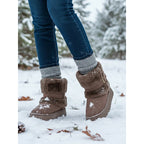 Women's Cozy Fur-Trimmed Snow Boots – Winter Wear, Outdoor Adventures