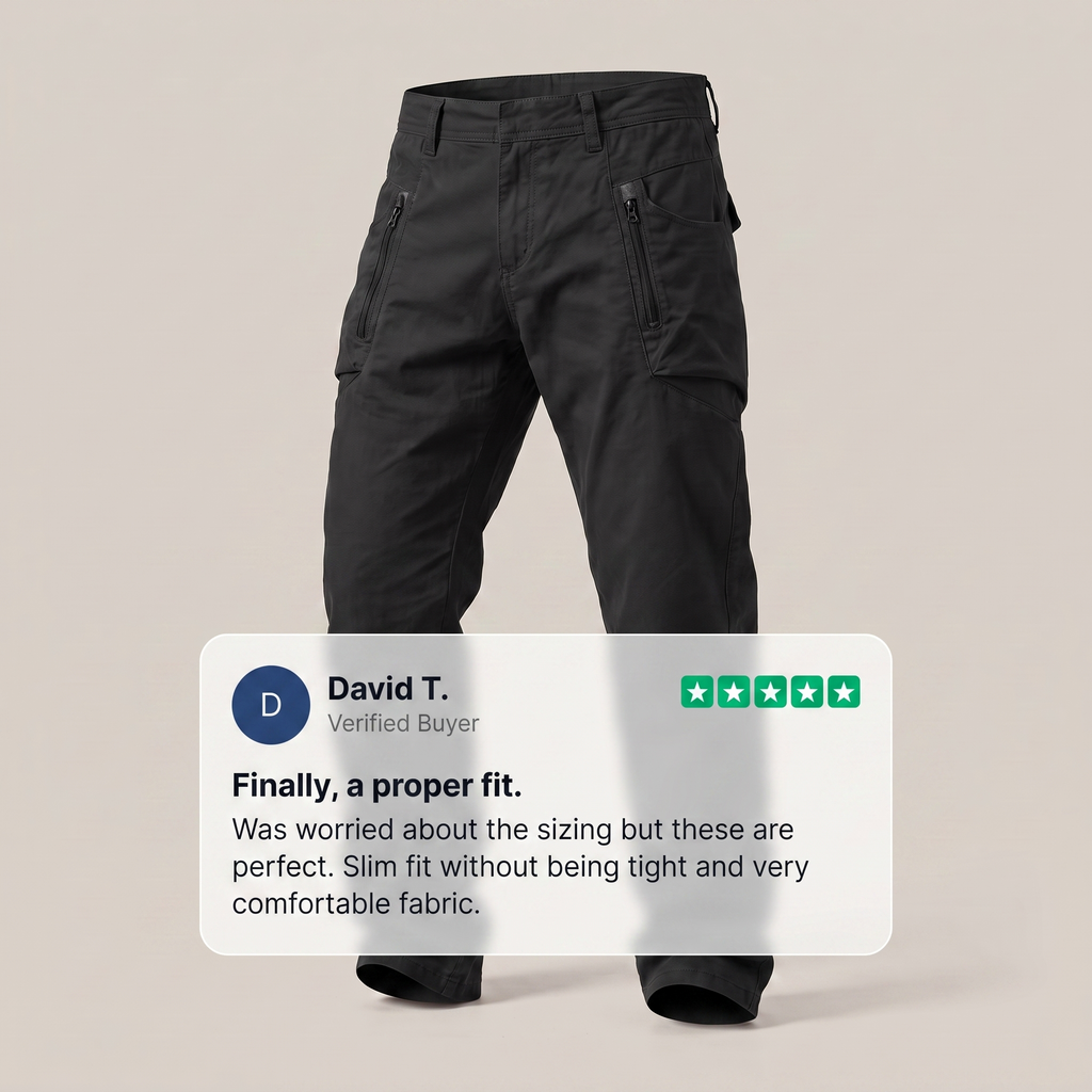 Men's Cotton Cargo Pants – Casual, Everyday Wear